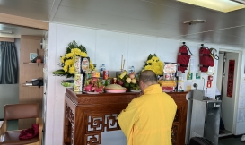 Làm lễ hạ thủy con tàu lớn thứ 2 của nước Việt Nam 21/5/2022